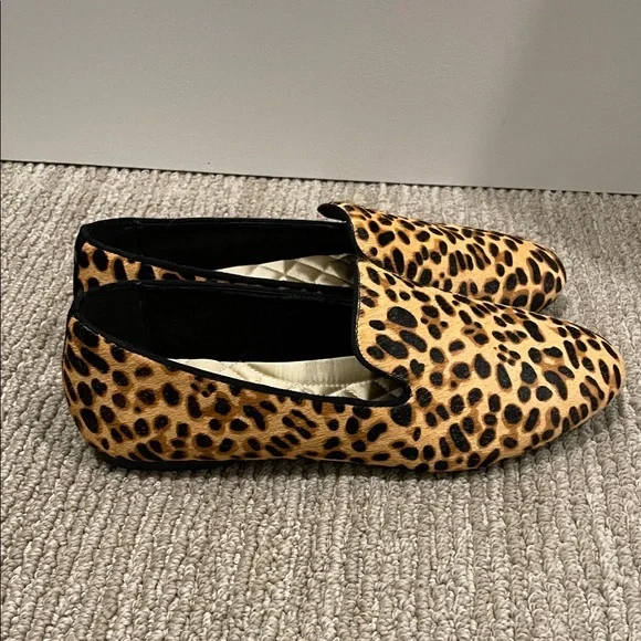 Never worn Birdies leopard print loafers size 10 - Picture 2 of 5